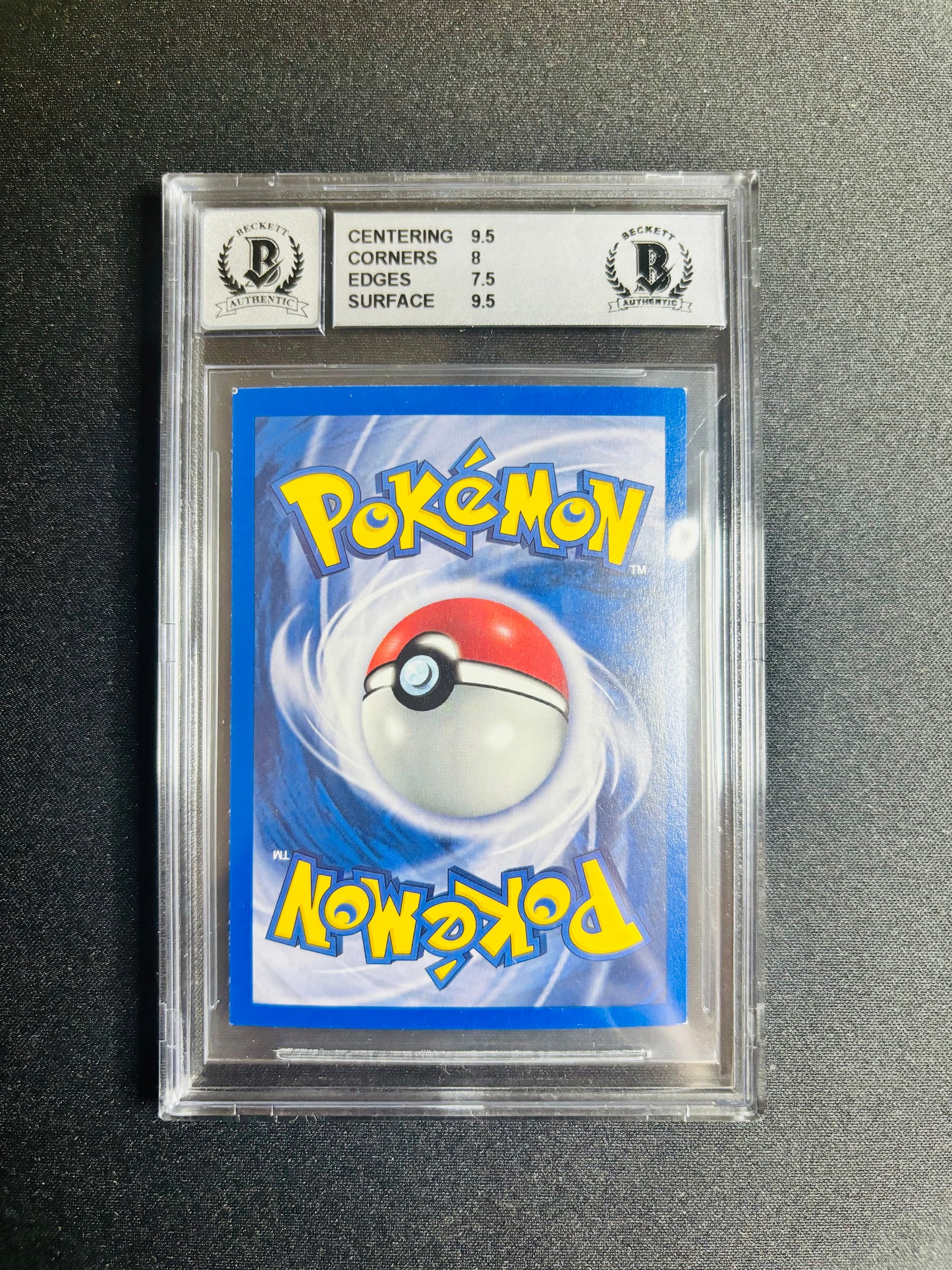 1999 BASE UNLIMITED ITALIAN CHARIZARD HOLO R SQUARE-CUT CORNERS #4 MITSUHIRO ARITA BGS 8/10