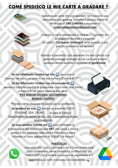 BECKETT GRADING - Servizio di Gradazione Express [10 GG Lavorativi] *leggere la descrizione per spedire le tue carte a gradare*